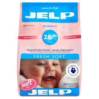 JELP Fresh Soft Specjalistyczny proszek i środek zmiękczający do prania odzieży dziecięcej 2,24 kg