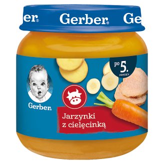 Gerber Jarzynki z cielęcinką po 5 miesiącu 125 g