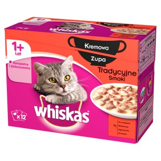 Whiskas Karma pełnoporcjowa dla dorosłych kotów 1020 g (12 saszetek)