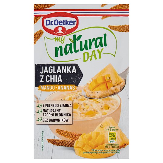 Dr. Oetker my natural day Jaglanka z chia mango-ananas 40 g