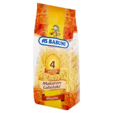 As-Babuni Makaron Lubelski 4 jajeczny wstążka 250 g
