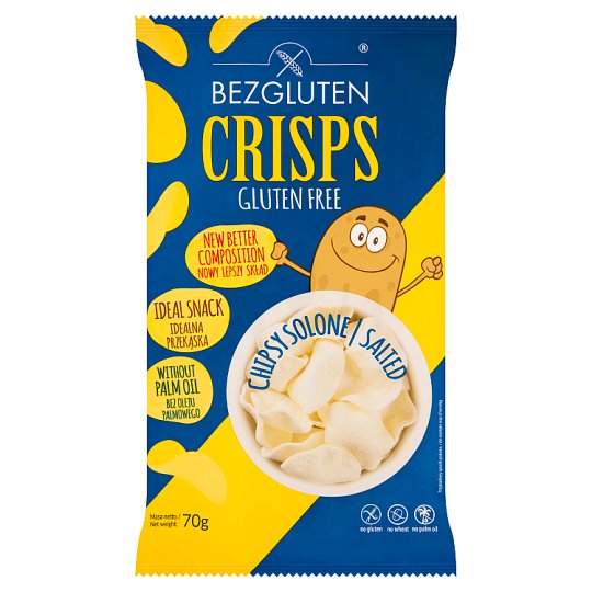 Bezgluten Chipsy solone 70 g
