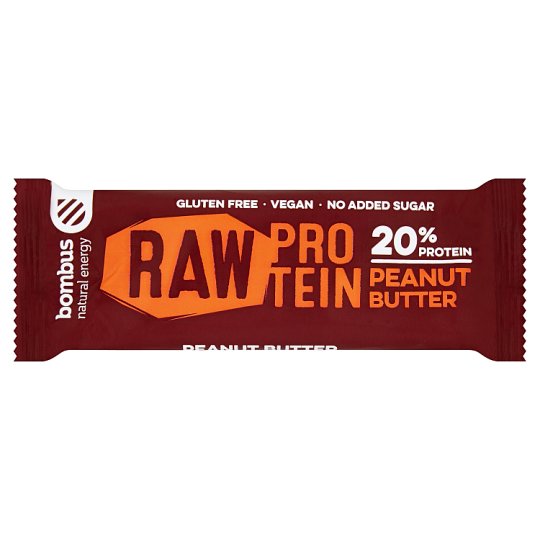 Bombus Raw Protein Peanut Butter Baton owocowy 50 g