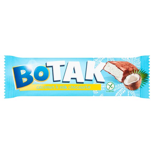 Botak Cocos Baton kokosowy w czekoladzie mlecznej 40 g
