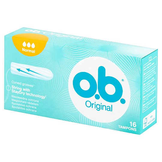 O.B. Original Normal Tampony 16 sztuk