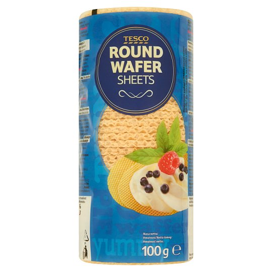 Tesco Wafle okrągłe 100 g