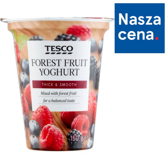 Tesco Jogurt owoce leśne 150 g