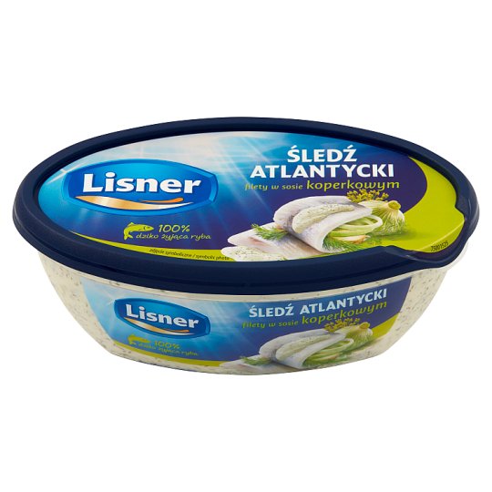 Lisner Filety śledziowe w sosie koperkowym 280 g