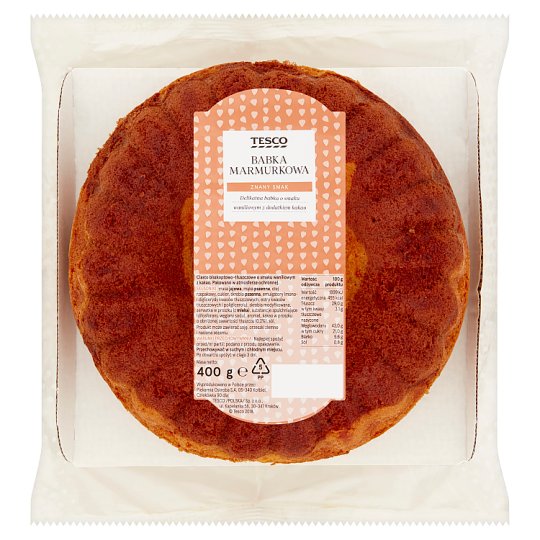 Tesco Babka marmurkowa 400 g