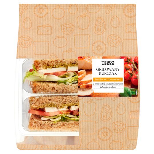 Tesco Kanapka grilowany kurczak 149 g