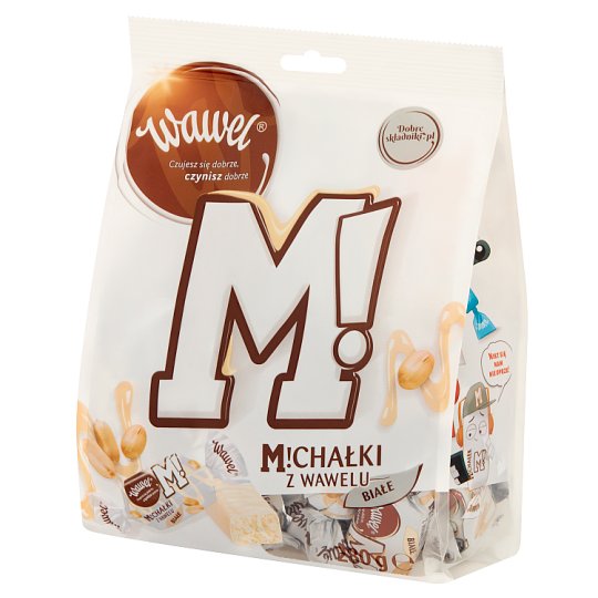Wawel Michałki z Wawelu Białe Cukierki w białej polewie 280 g