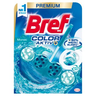 Bref WC Turquoise Aktiv Morski Zawieszka do muszli WC 50 g