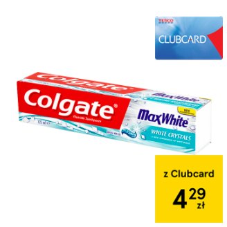 Colgate Max White Kryształowa mięta-żel Pasta z fluorem 125 ml