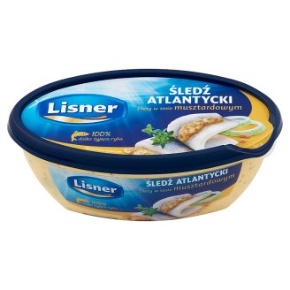 Lisner Filety śledziowe w sosie musztardowym 280 g
