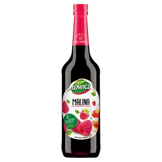Łowicz Syrop o smaku malinowym 680 ml