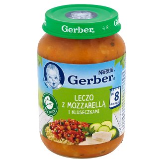Gerber Leczo z mozzarellą i kluseczkami po 8 miesiącu 190 g