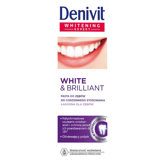 Denivit White & Brilliant Pasta do zębów do codziennego stosowania 50 ml
