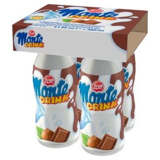 Zott Monte Drink Napój mleczny 380 ml (4 sztuki)