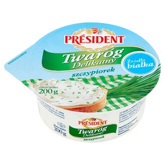 Président Twaróg Delikatny ze szczypiorkiem 200 g