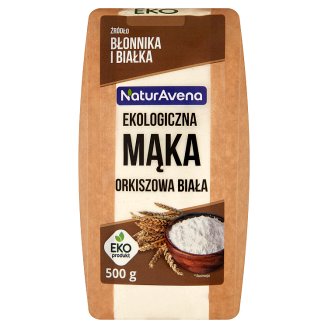 NaturAvena Ekologiczna mąka orkiszowa biała 500 g