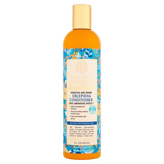 Natura Siberica Oblepikha Rokitnikowa odżywka do włosów Odżywienie i odbudowa 400 ml