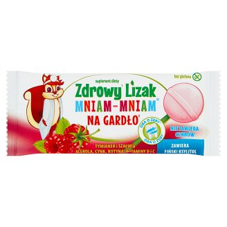 Starpharma Zdrowy Lizak Mniam-Mniam na gardło Suplement diety 6 g