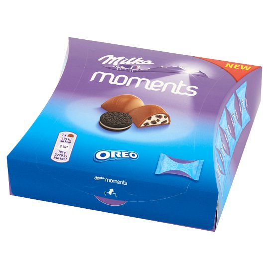 Milka Moments Czekolada mleczna Oreo 92 g (11 sztuk)