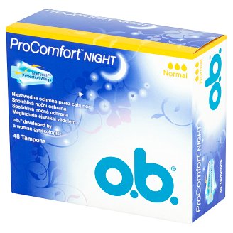 O.B. ProComfort Night Normal Tampony 48 sztuk