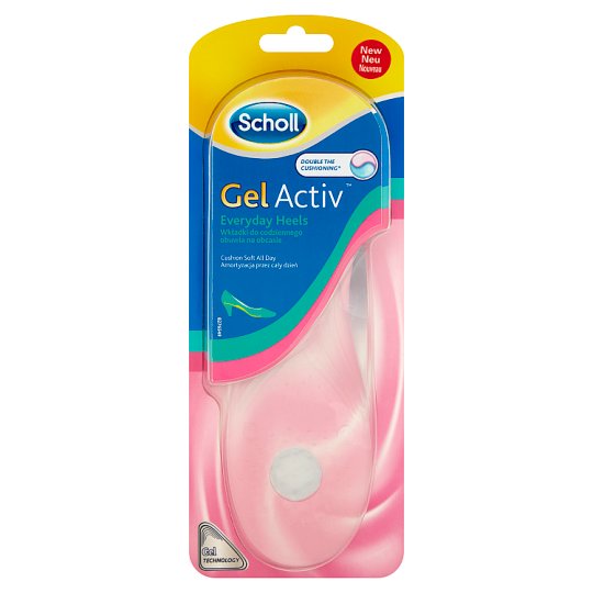 Scholl GelActiv Wkładki do codziennego obuwia na obcasie rozmiar 35-40,5