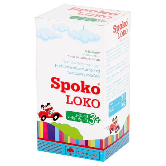 Olimp Labs Spoko Loko Suplement diety lizaki 60 g (6 sztuk)