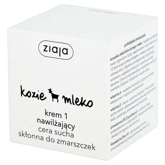 Ziaja Kozie mleko Krem 1 nawilżający cera sucha skłonna do zmarszczek 50 ml