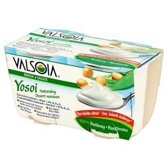 Valsoia Yosoi Naturalny Roślinny produkt sojowy 250 g (2 sztuki)