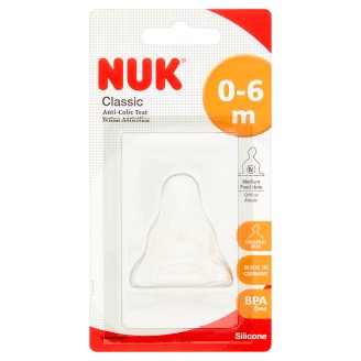 NUK Classic Smoczek do butelki M 0-6 m