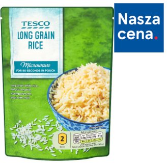 Tesco Ryż biały długoziarnisty 250 g