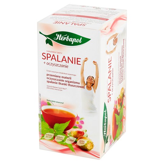 Herbapol Spalanie + oczyszczanie Suplement diety herbata Pu-Erh 40 g (20 x 2 g)