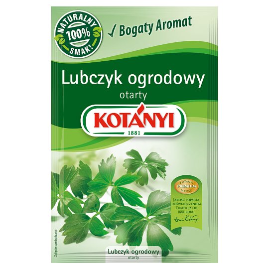Kotányi Lubczyk ogrodowy otarty 10 g