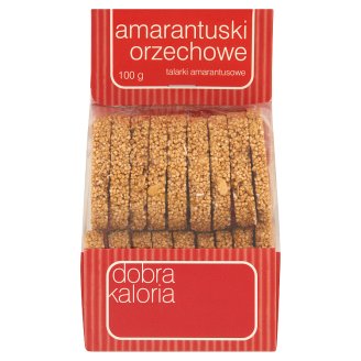 Dobra Kaloria Amarantuski orzechowe talarki amarantusowe 100 g