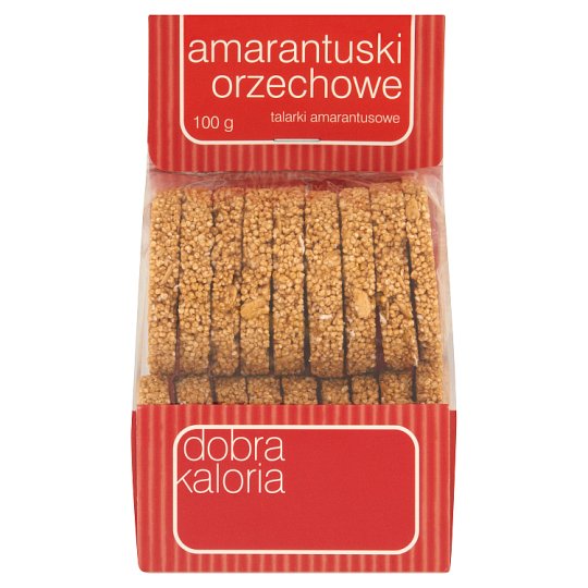 Dobra Kaloria Amarantuski orzechowe talarki amarantusowe 100 g