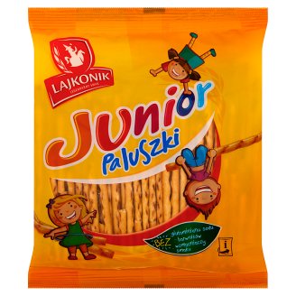 Lajkonik Junior Paluszki o smaku waniliowym 250 g