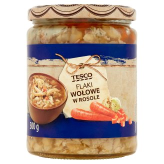 Tesco Flaki wołowe w rosole 500 g