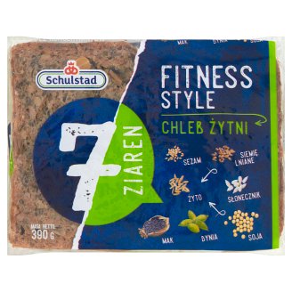 Schulstad Fitness Style Chleb żytni 7 ziaren 390 g