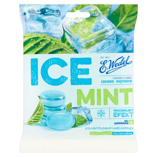 E. Wedel Ice Mint Cukierki o smaku lodowo-miętowym 90 g