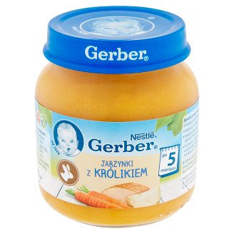 Gerber Jarzynki z królikiem po 5 miesiącu 125 g