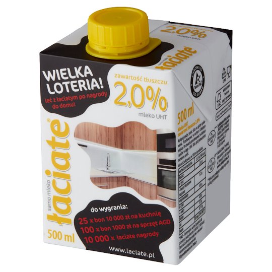 Łaciate Mleko UHT 2,0% 500 ml