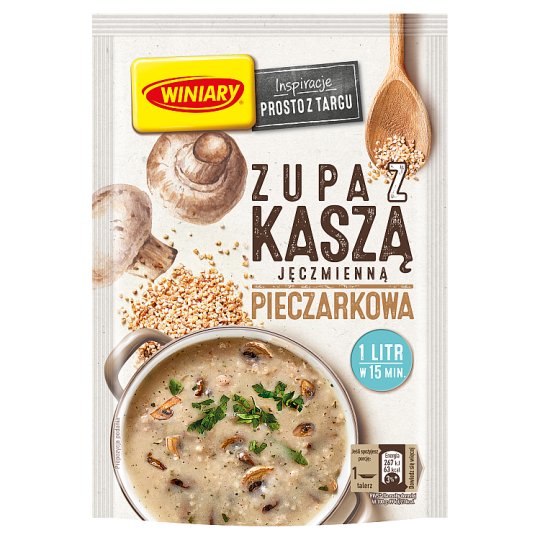 Winiary Zupa z kaszą jęczmienną pieczarkowa 75 g