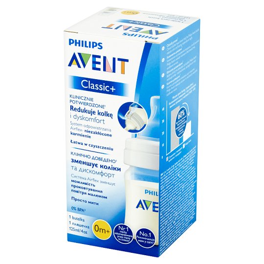 Avent Classic+ Butelka do karmienia od urodzenia 125 ml
