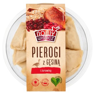 Nowy Wiśnicz Pierogi z gęsiną i żurawiną 350 g