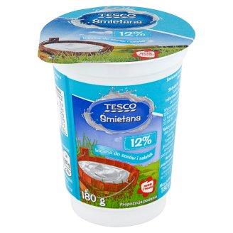 Tesco Śmietana 12% 180 g