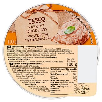 Tesco Pasztet drobiowy 100 g