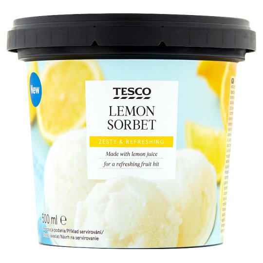 Tesco Sorbet cytrynowy 500 ml